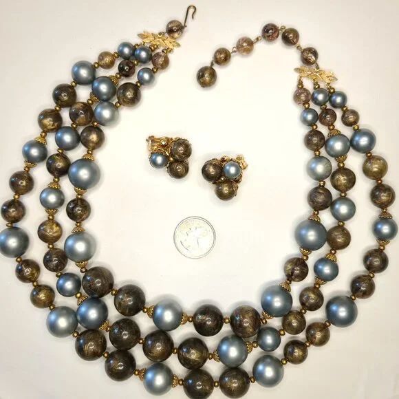 Original by Robert Necklace and Earrings Set Vintage - Picture 1 of 11